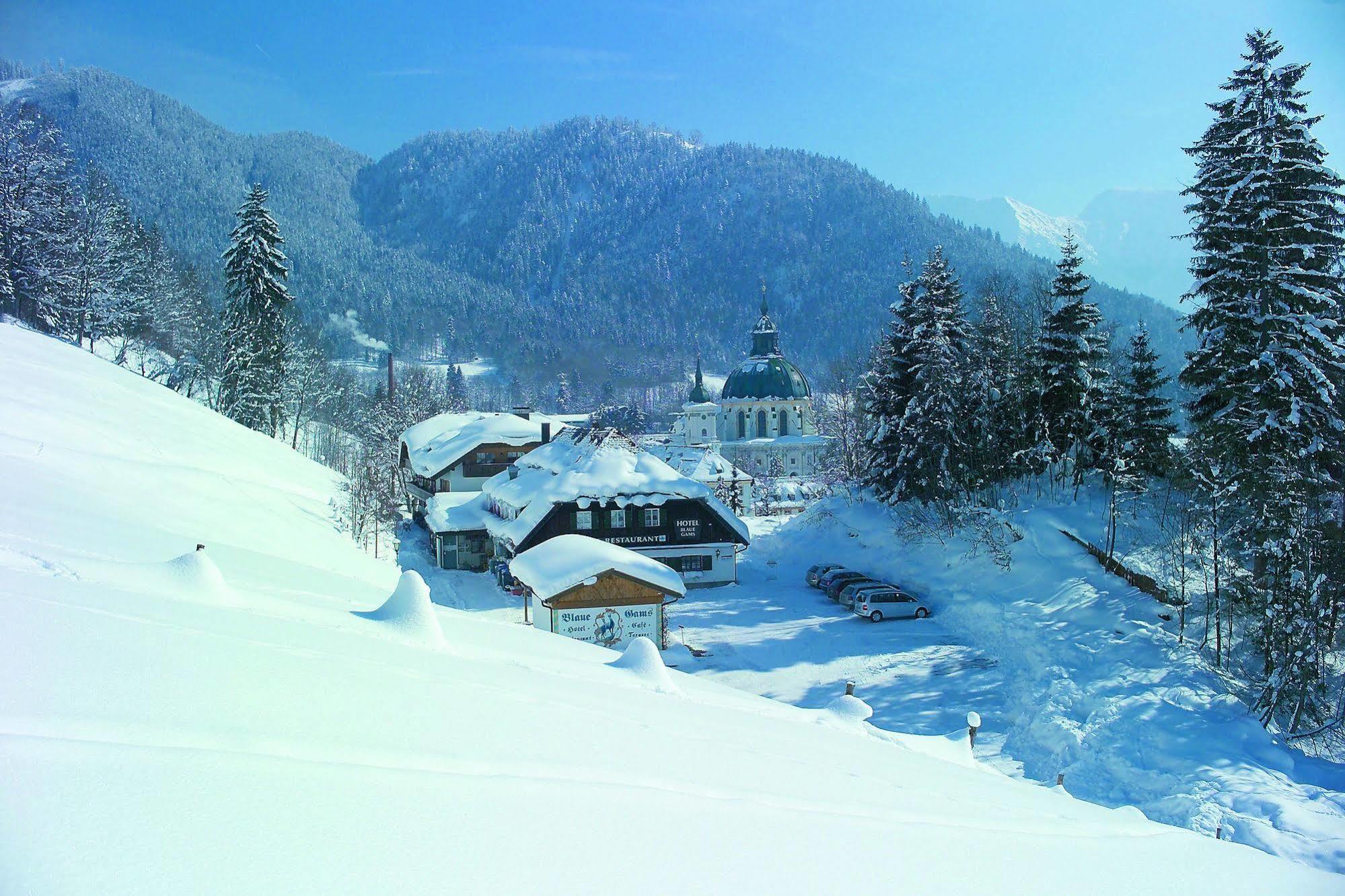 Gasthof Blaue Gams Ettal Kültér fotó